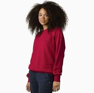 Prana Cozy Up Sweatshirt in Red Berry Heather